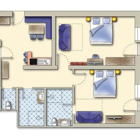 Hotel&apart Mit 3* Fügen